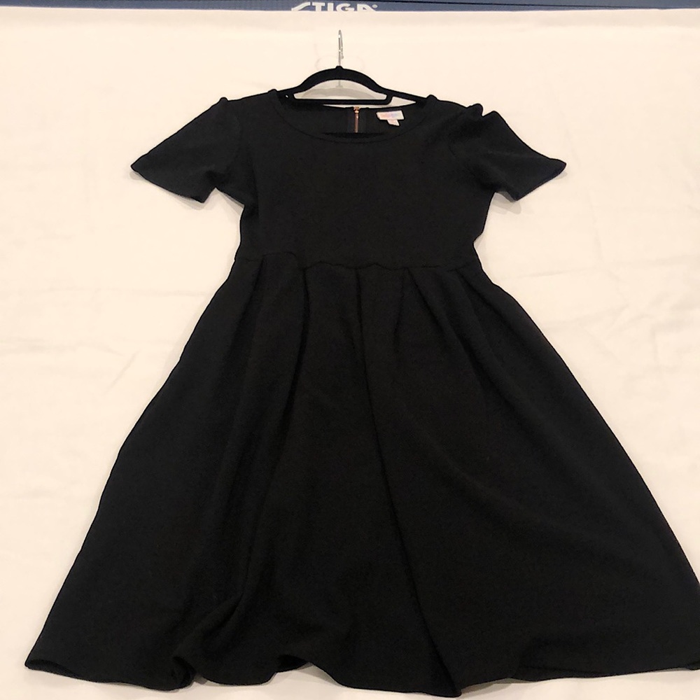 All Black LuLaroe Amelia dress